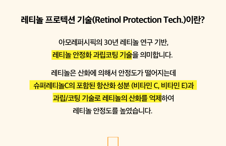 레티놀 프로텍션 기술(Retinol Protection Tech.)이란?